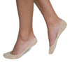 Women's Assorted Color 100% No-Show Socks (4 Pack)